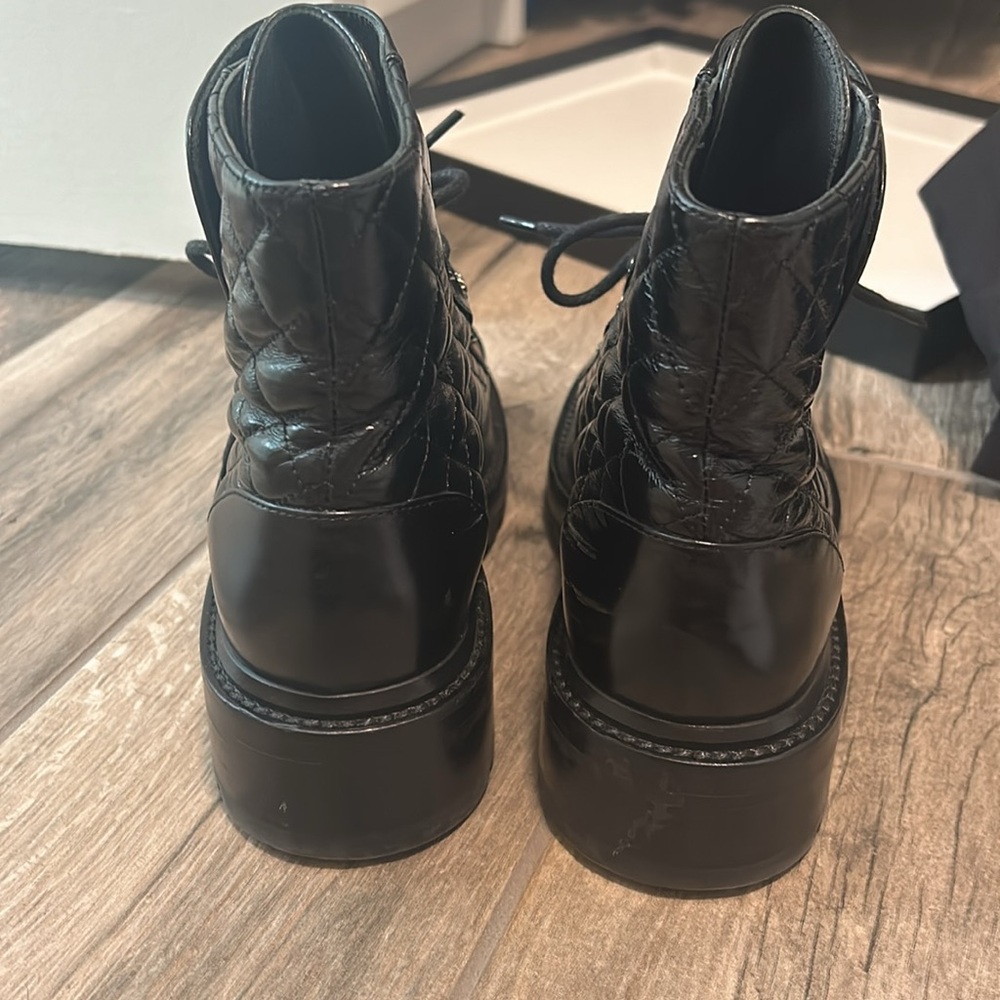 Chanel Lace Up Boots - Picture 5 of 6
